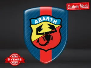 Fiat Abarth Emblemi Distintivi Auto Max Sportivi Chic Durevoli